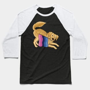 Pride Doggos Alternates: Omnisexual Golden Retriever Baseball T-Shirt